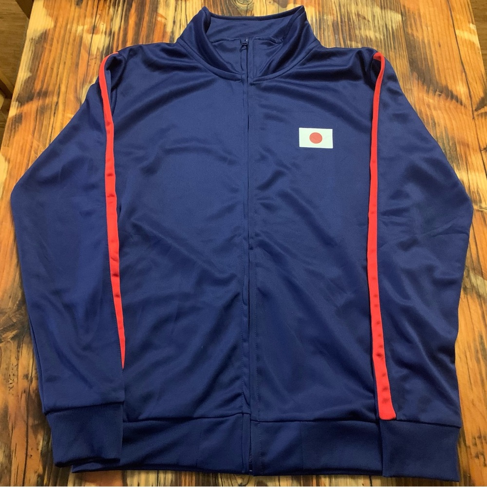 Japan zippered sport jacket. Size Large
